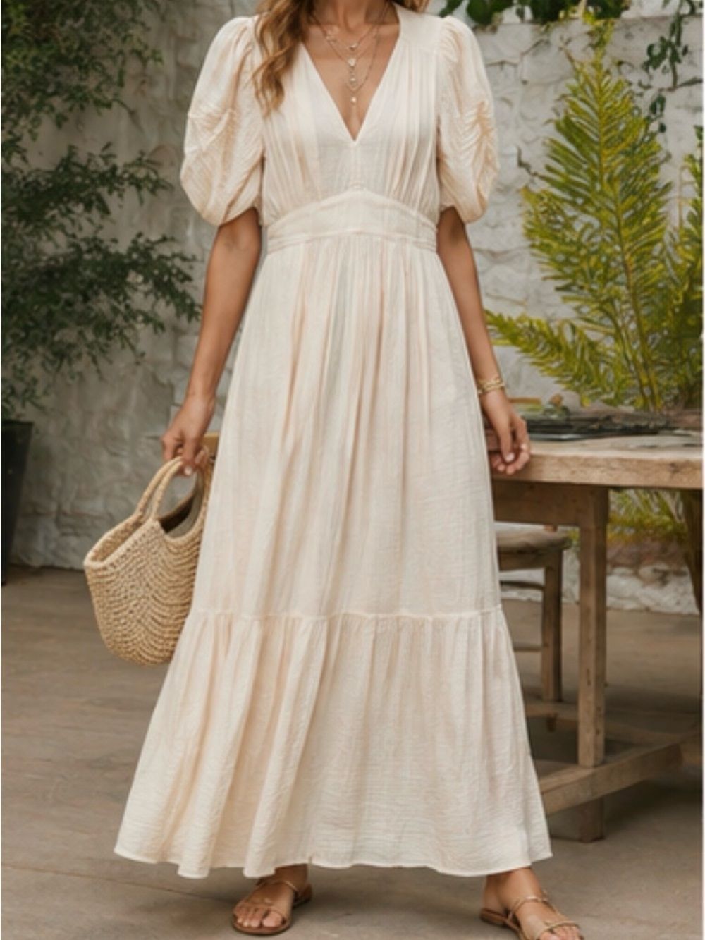 Xirena Brinley Maxi Dress in Oysterette Women’s Size S